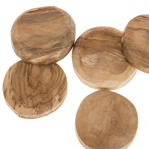 Vassoio Moltiplicazione dei Pani legno ulivo Betlemme 3