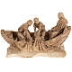 Miraculous catch of fish figurine in Palestinian olive wood s1