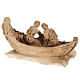Miraculous catch of fish figurine in Palestinian olive wood s6
