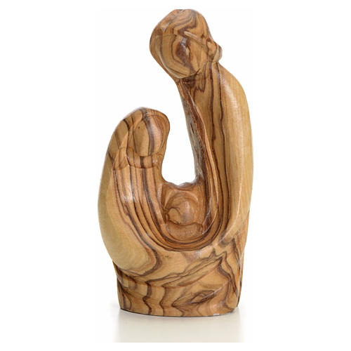 Nativity, stylised in Holy Land olive wood 1