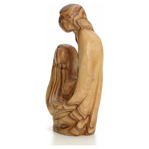 Nativity, stylised in Holy Land olive wood 2