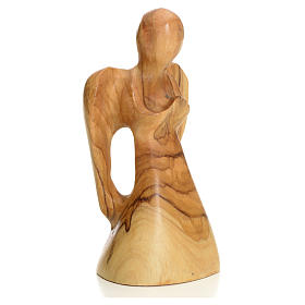 Angel, stylised in Holy Land olive wood