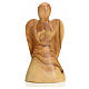 Angel, stylised in Holy Land olive wood s1