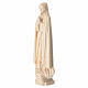 Virgen de Fátima de madera natural patinada de la Val Gardena s3