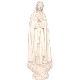 Notre-Dame de Fatima bois naturel ciré Valgardena