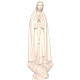 Madonna di Fatima legno naturale cerato Valgardena s1