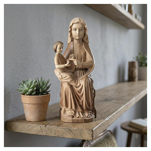 Our Lady of Mariazell in multi-patinated Valgardena wood 2