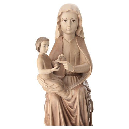 Our Lady of Mariazell in multi-patinated Valgardena wood 3