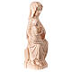 Virgen Mariazell de madera natural patinada de la Val Gardena s5