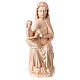 Madonna Mariazell legno Valgardena naturale cerato s1