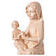 Madonna Mariazell legno Valgardena naturale cerato s2