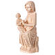 Madonna Mariazell legno Valgardena naturale cerato s3