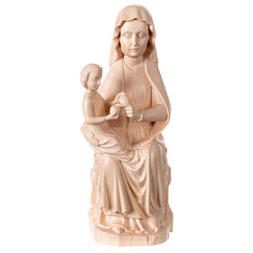 Our Lady of Mariazell in natural waxed Valgardena wood