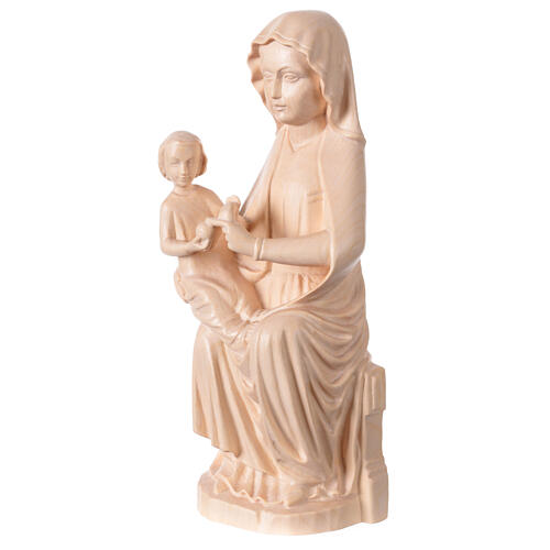Our Lady of Mariazell in natural waxed Valgardena wood 3