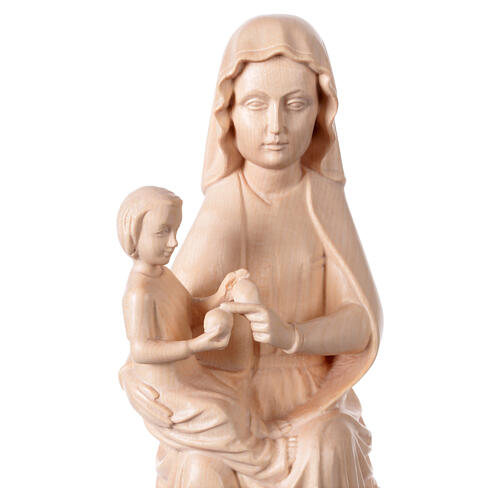 Our Lady of Mariazell in natural waxed Valgardena wood 4