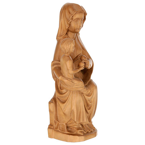 Our Lady of Mariazell in patinated Valgardena wood 4