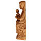 Our Lady of Mariazell in patinated Valgardena wood s5