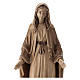Immaculate Mary statue in waxed Valgardena wood s2