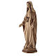 Immaculate Mary statue in waxed Valgardena wood s3