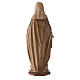 Immaculate Mary statue in waxed Valgardena wood s5