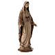 Virgen Inmaculada de madera multi-patinada de la Val Gardena s4