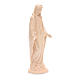 Imagen de la Virgen Inmaculada de madera natural patinada de la Val Gardena s4