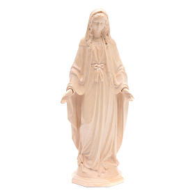 Madonna Immacolata legno Valgardena naturale cerato