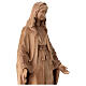 Immaculate Mary statue in patinated Valgardena wood s4