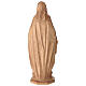 Immaculate Mary statue in patinated Valgardena wood s6