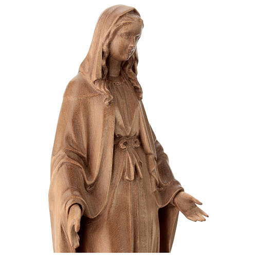 Madonna Immacolata legno Valgardena patinato 4