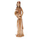 Virgen con niño y paloma de madera multi-patinada de la Val Gardena s2