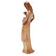 Virgen con niño y paloma de madera multi-patinada de la Val Gardena s3