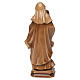 Virgin Mary statue in Valgardena wood, Baroque style, multi-pati s5