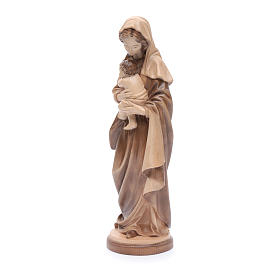 Madonna con bimbo legno Valgardena multipatinato