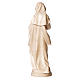 Estatua Virgen con niño de madera natural de la Val Gardena, acabado con cera transparente s4