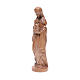 Virgen con niño de madera patinada de la Val Gardena s2
