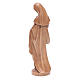 Virgen con niño de madera patinada de la Val Gardena s3