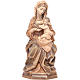 Virgen sentada con Niño y Uva Madea Valgardena Multi-Patinada s1