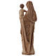 Gottesmutter mit Kind gotisches Stil 25cm Grödnertal Holz l s5