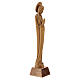 Estatua Virgen estilizada de madera patinada de la Val Gardena s3