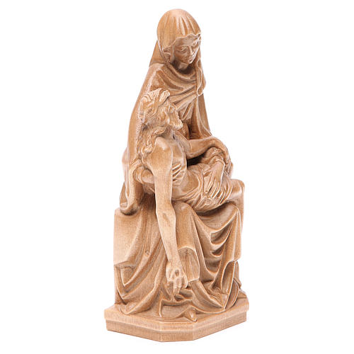 Vierge de Pitié bois patiné Valgardena 4