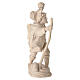 Saint Cristopher with baby 22cm in waxed Valgardena wood. s5