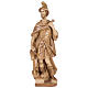 Saint Florian 27cm in multi-patinated Valgardena wood s1