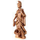 Estatua San Florián de madera patinada de la Val Gardena, 27 cm s3