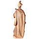 Estatua San Florián de madera patinada de la Val Gardena, 27 cm s5