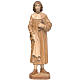 Saint Cosmas 25cm in multi-patinated Valgardena wood s1