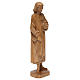 Estatua San Cosme de madera patinada de la Val Gardena, 25 cm s4