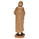 Estatua San Cosme de madera patinada de la Val Gardena, 25 cm s5
