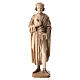Saint Damien avec mortier 25 cm bois patiné multinuance Valgarde s1