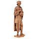 Estatua San Damián con mortero de madera patinada de la Val Gardena, 25 cm s5